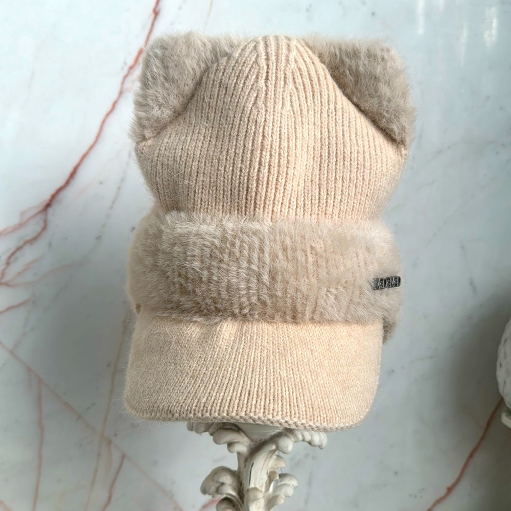 Baseball cap with earmuffs
